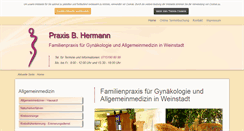 Desktop Screenshot of praxis-b-hermann.de