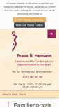 Mobile Screenshot of praxis-b-hermann.de